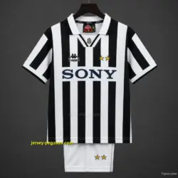 Retro Kids Juventus Home Jersey