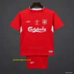 Retro Kids Liverpool Home Jersey