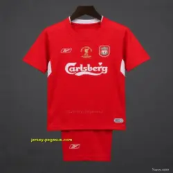 Retro Kids Liverpool Home Jersey