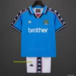 Retro Kids Manchester City Home Jersey