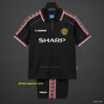Retro Kids Manchester United Away Jersey