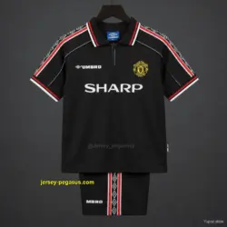 Retro Kids Manchester United Away Jersey