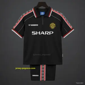 Retro Kids Manchester United Away Jersey