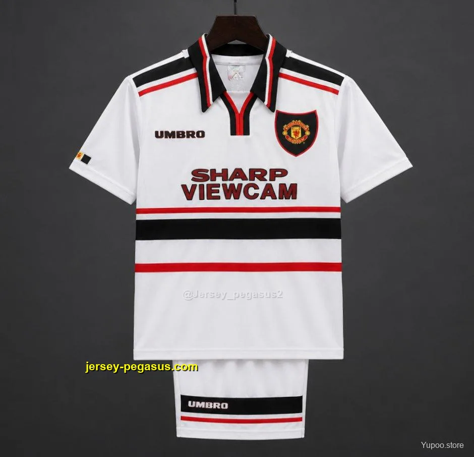 Retro Kids Manchester United White Away Jersey Retro Kids Manchester United White Away Jersey