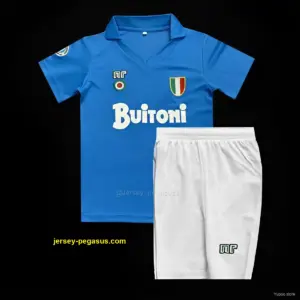 Retro Kids Napoli Home Jersey