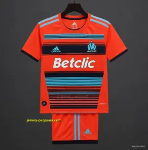Retro Kids Olympique Marseille Away Jersey