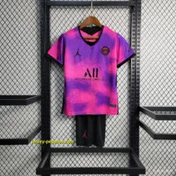 Retro Kids PSG Paris Forth Pink Jersey