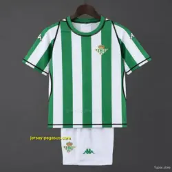Retro Kids Real Betis Home Jersey