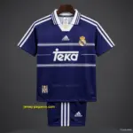 Retro Kids Real Madrid Away Navy Jersey