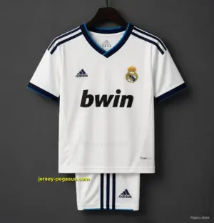 Retro Kids Real Madrid Home Jersey
