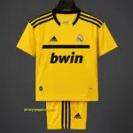 Retro Kids Real Madrid Yellow Goalkeeper Jersey