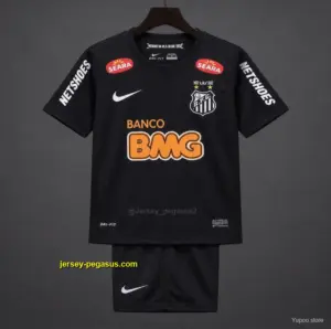 Retro Kids Santos Black Jersey