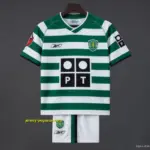 Retro Kids Sporting CP Home Jersey