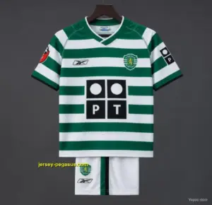 Retro Kids Sporting CP Home Jersey