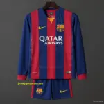 Retro Kids Barcelona Home Long Sleeve Jersey