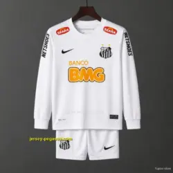 Retro Kids Santos Home Long Sleeve Jersey