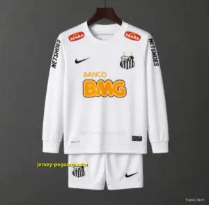 Retro Kids Santos Home Long Sleeve Jersey