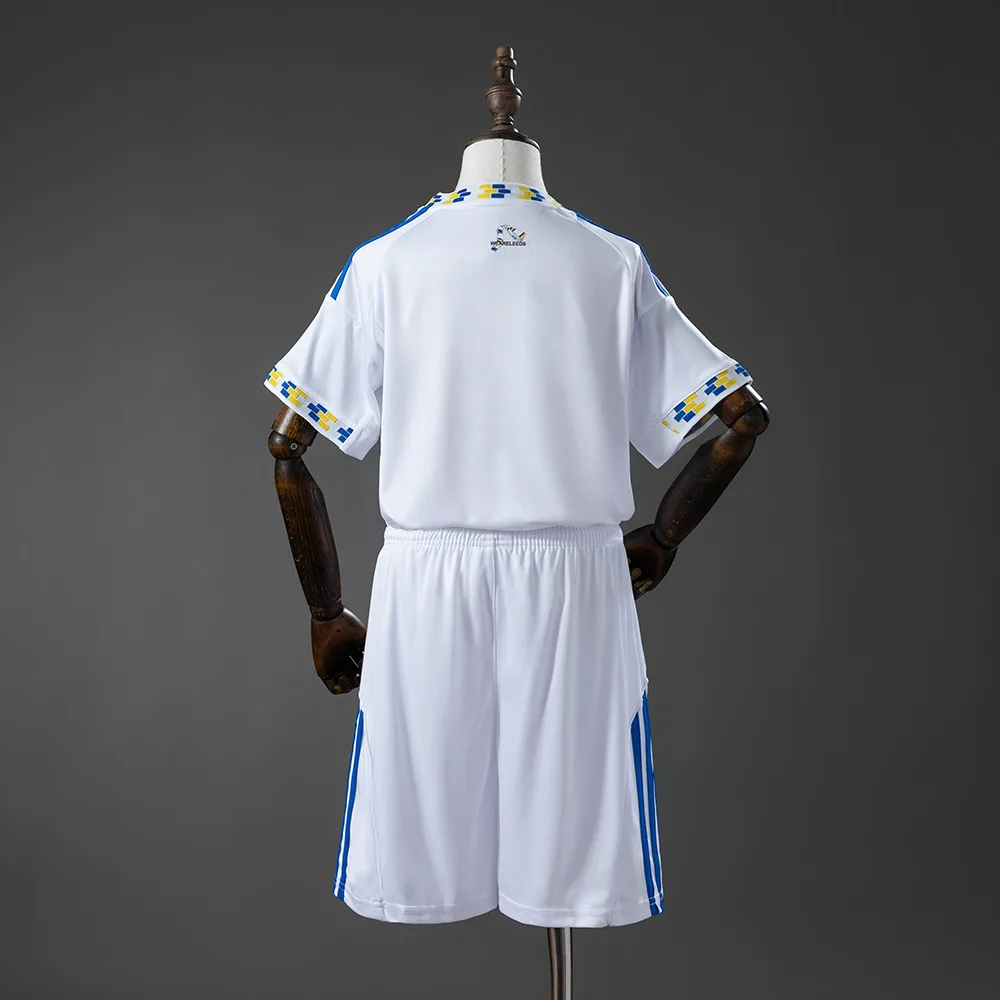 Leeds United Home Kids Kit Jersey Leeds United Home Kids Kit Jersey