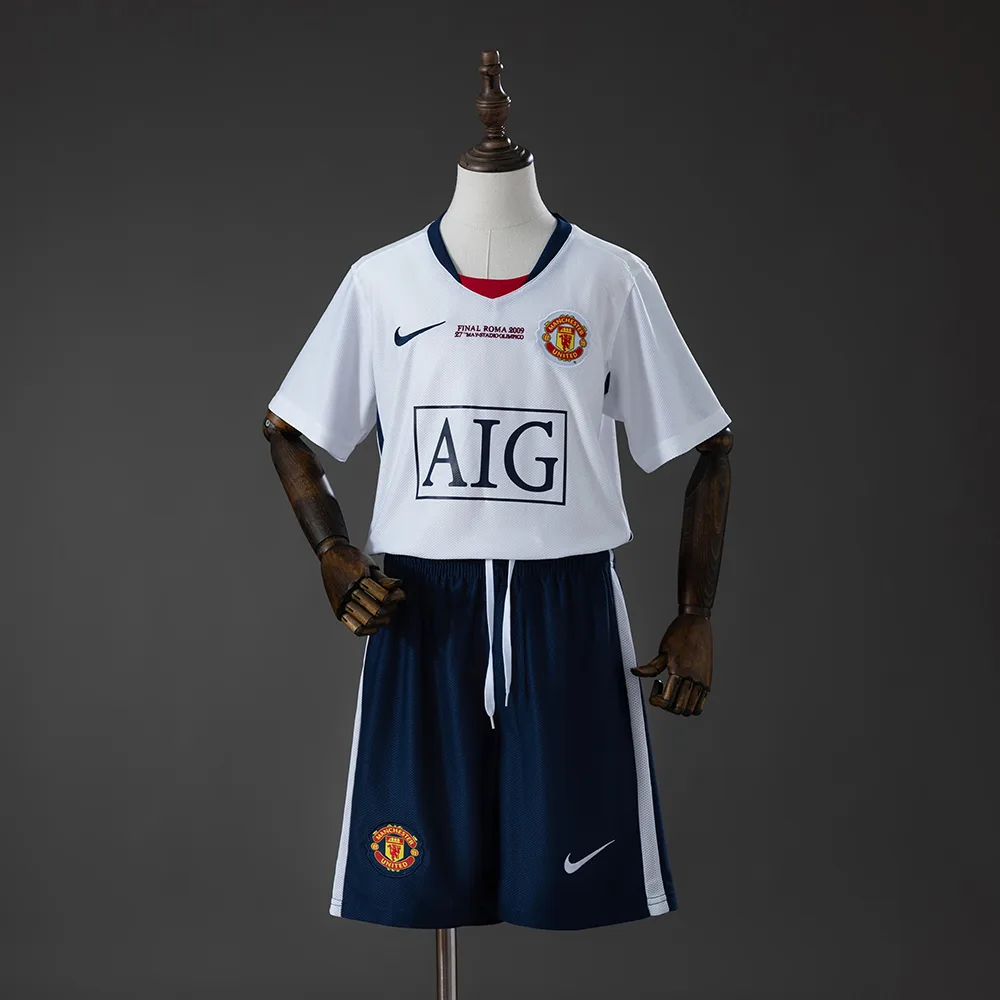 M-U Away (UEFA Champions League) Retro Kids Kit Jersey M-U Away (UEFA Champions League) Retro Kids Kit Jersey