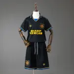 M-U Away Retro Kids Kit Jersey