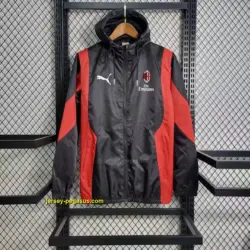 AC milan black windbreaker jacket