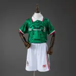 Mexico 1998 Home Retro Kids Kit Jersey