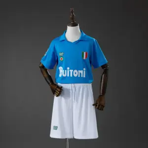 Napoli Home Retro Kids Kit Jersey