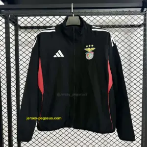 Benfica black windbreaker jacket