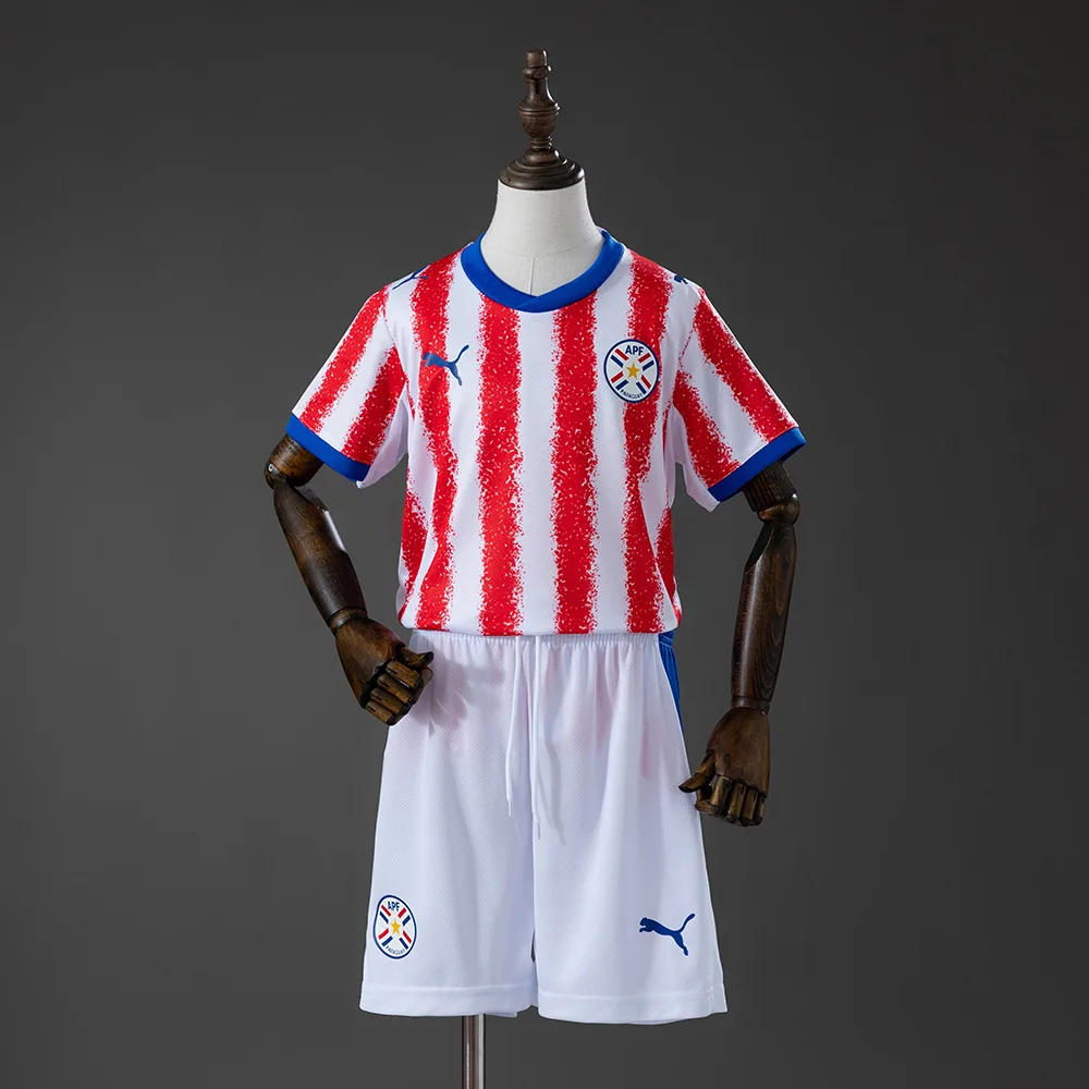 Paraguay 2026 Home Kids Kit Jersey