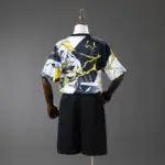 Real Madrid Avengers - Pre-Match (Black and White) Kids kit Jerseys