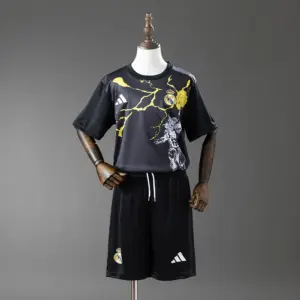Real Madrid Avengers - Pre-Match(Black) Kids Kit Jersey