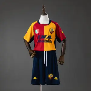 Roma Champion Edition Retro Kids Kit Jersey