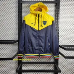 Boca yellow windbreaker jacket