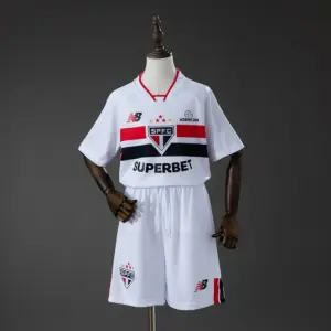 São Paulo Home Kids Kit Jersey