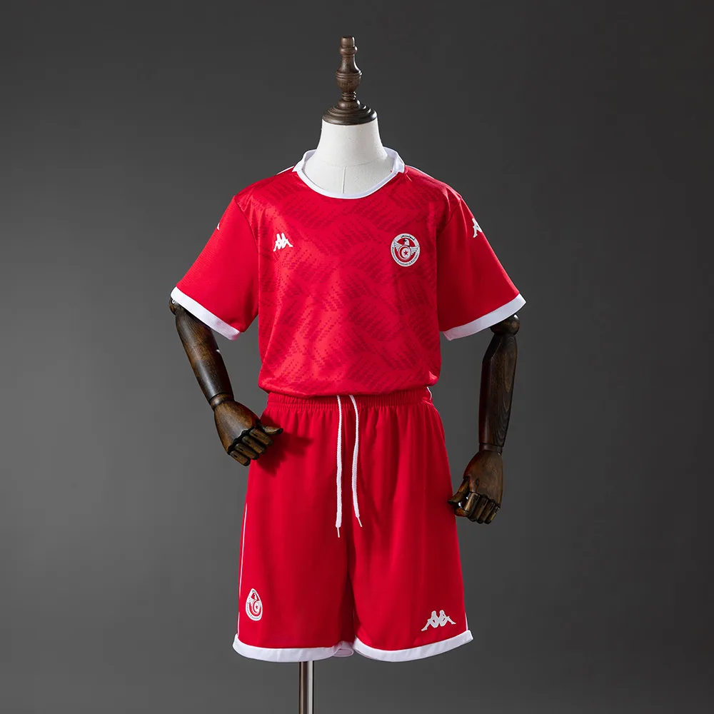 Tunisia 2026 Home Kids Kit Jersey