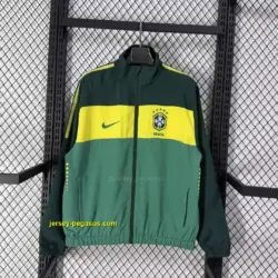 Brazil 2026 green windbreaker jacket
