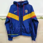Chelsea blue windbreaker jacket