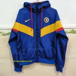 Chelsea blue windbreaker jacket
