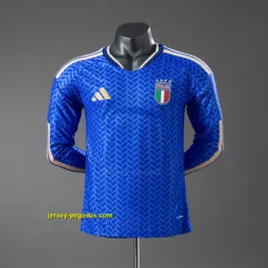 Italy 2026 Home Player Version Long-Sleeve Jersey