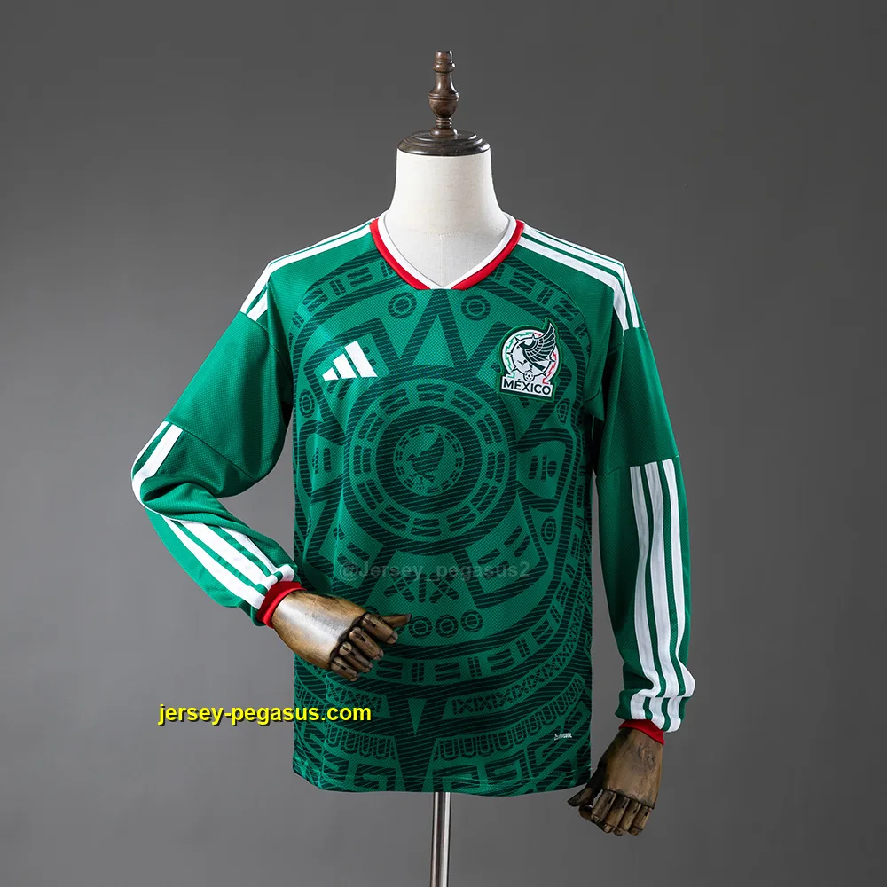 Mexico 2026 Home Long-Sleeve Jersey Mexico 2026 Home Long-Sleeve Jersey