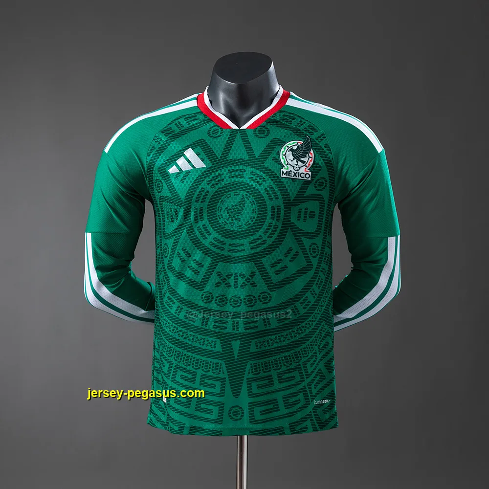 Mexico 2026 Home Long-Sleeve Player Version Jerseys