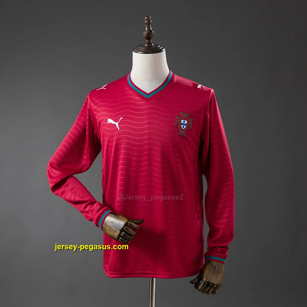 Portugal 2026 Home Long-sleeved Jersey Portugal 2026 Home Long-sleeved Jersey
