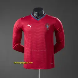 Portugal 2026 Home Player Version Long-Sleeve Jersey