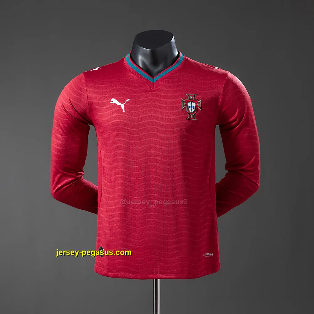 Portugal 2026 Home Player Version Long-Sleeve Jersey