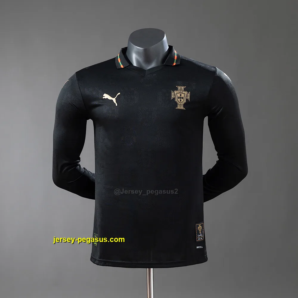 Portugal 2026 Special Edition - Black Panther Long-Sleeve Player Version Jerseys