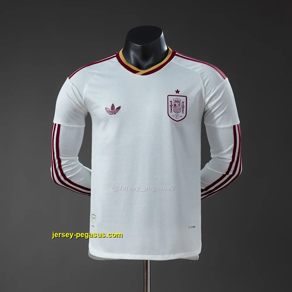 Spain 2026 Away Player Version Long Sleeve Jersey