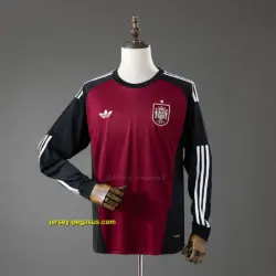 Spain 2026 GK-Red Long Sleeved Jersey