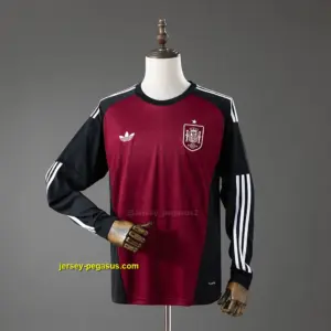 Spain 2026 GK-Red Long Sleeved Jersey