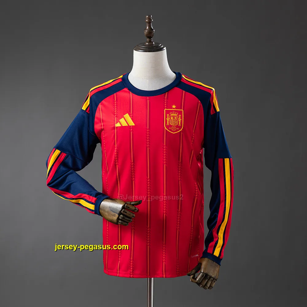 Spain 2026 Home Long-Sleeve Jersey