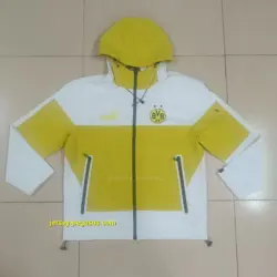 Dortmund yellow white windbreaker jacket